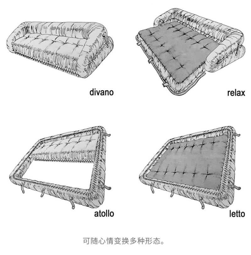 GIOVANNETTI Anfibio 沙发床